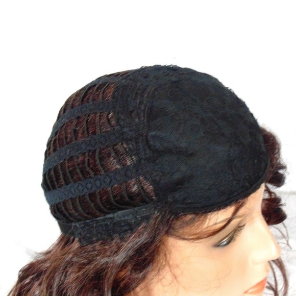 NEW Brown Long Layers of Soft Curls Skin Top Wig main image 7